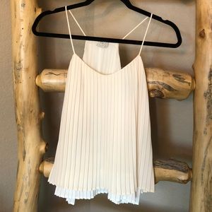 Paper Crane Pleated Tank